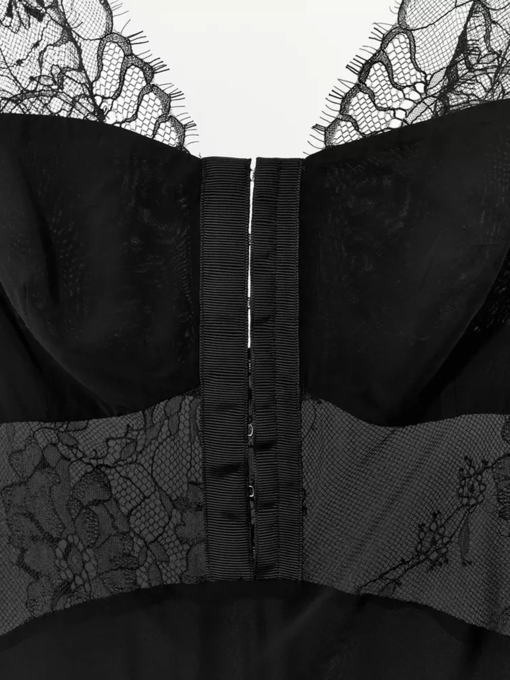 NWT ZARA ZW COLLECTION SATIN EFFECT ASYMMETRIC LACE DRESS - Picture 7 of 9